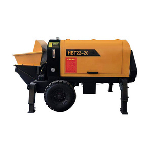 22-20 concrete transportation pump Machine trailer concrete building construction grouting pump for sale