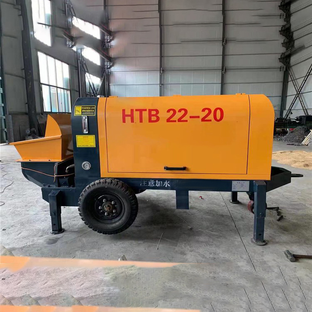 22-20 concrete transportation pump Machine trailer concrete building construction grouting pump for sale