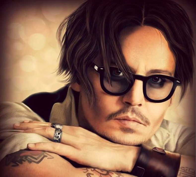 3019 New Fashion Tint Ocean Lens Brand Design Party Show Sun Glasses Oculos De Sol eyeglasses Johnny Depp Style Round Sunglasses