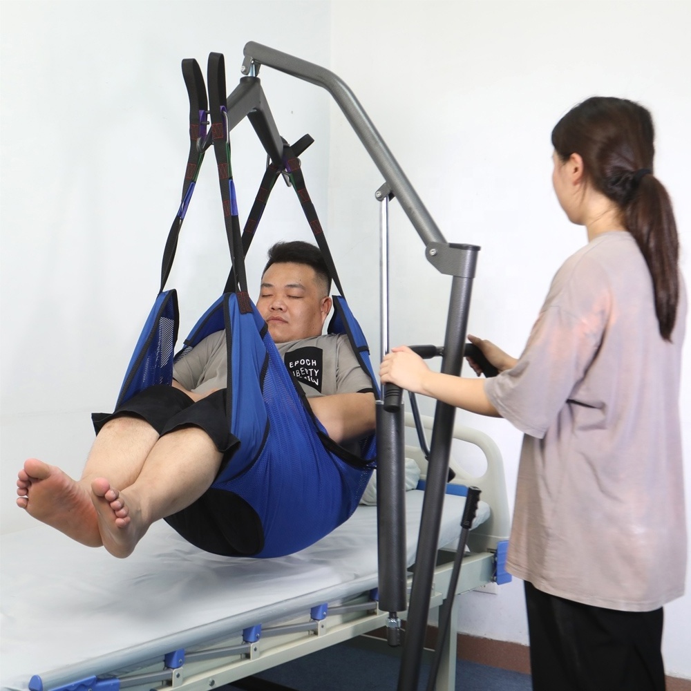 Patient Lift Sling Carrier Disabled People Transfer From Bed To Wheelchair