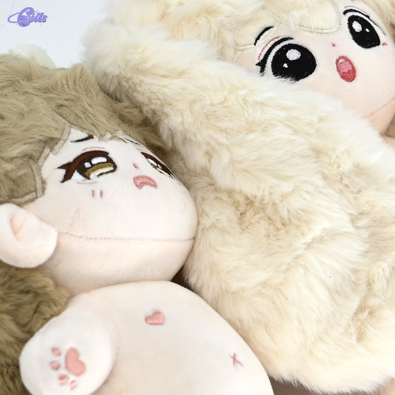 Custom 20cm Korean Plush Toy Star animal Doll Stuffed Toy Accessories Removable Kpop Plush Doll accept the design