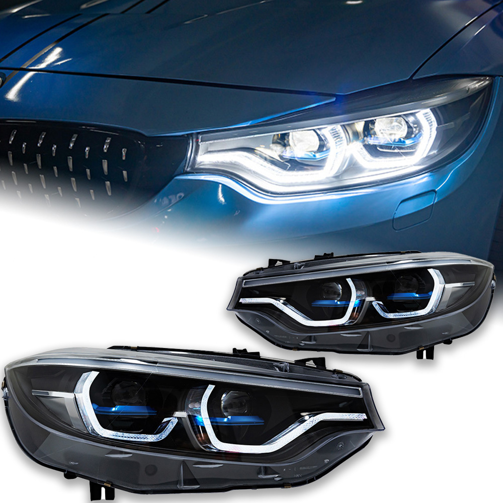 AKD Car Styling Head Lamp for BMW F32 LED Headlight Laser Design F36 F80 F33 DRL 425i 428i 430i 435i Dynamic Signal Automotive