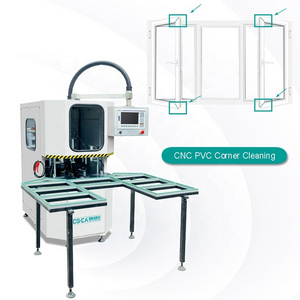 CGMA CNC upvc window corner cleaning machine PVC window and door making machinery  for welding pvc window