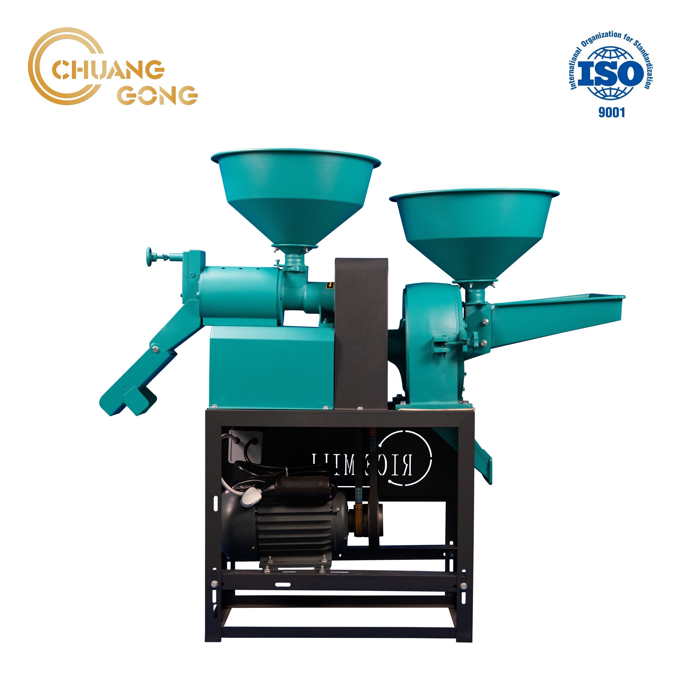 Heavy duty factory price combined rice mill with maize flour milling machine for sale