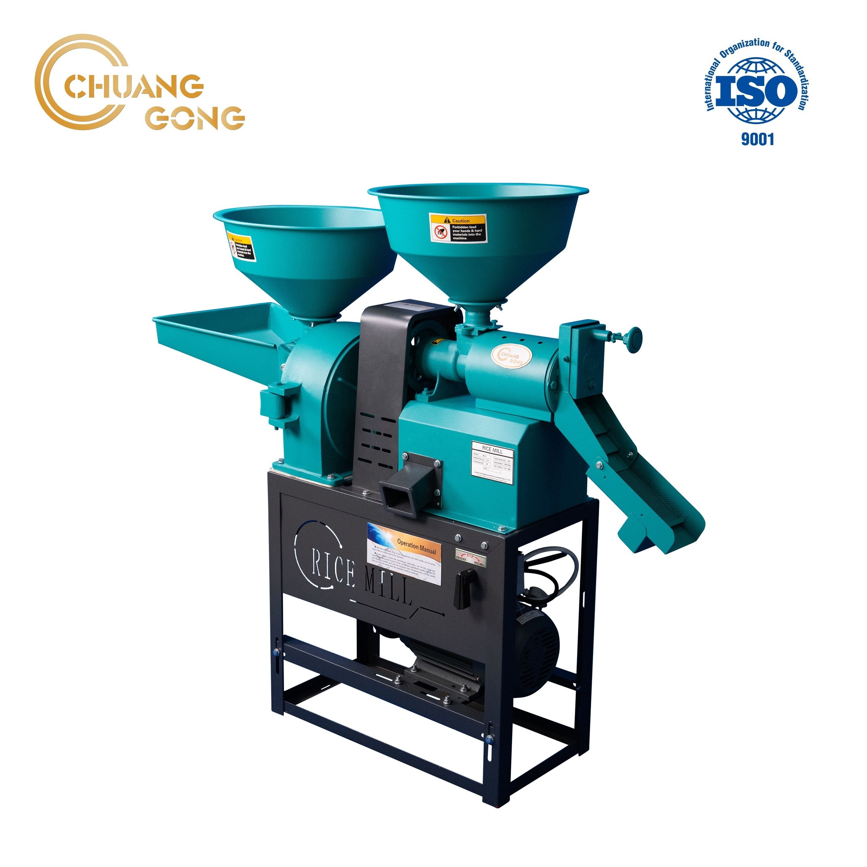 Heavy duty factory price combined rice mill with maize flour milling machine for sale