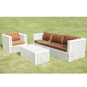 Rattan Outdoor Sofa Set Patio Furniture White White Outdoor Sofa Cheap White Wicker Furniture Outdoor Furniture Modern