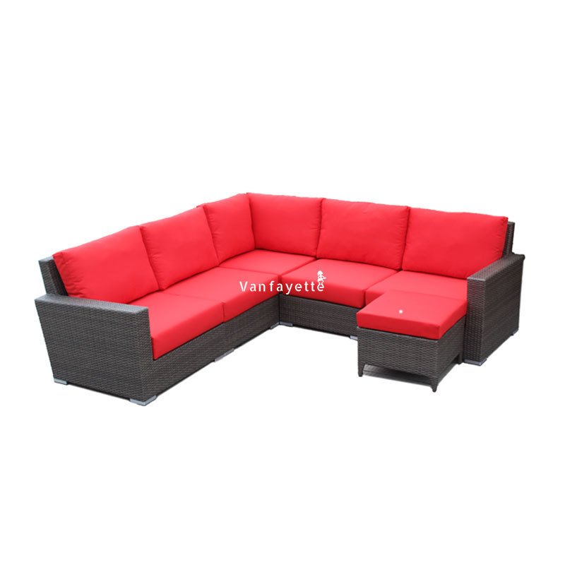 Clasii L Shape Hot Sale Outdoor Hotel Furniture Sofa Set for Garden Party Hotel Commercial Even Interior