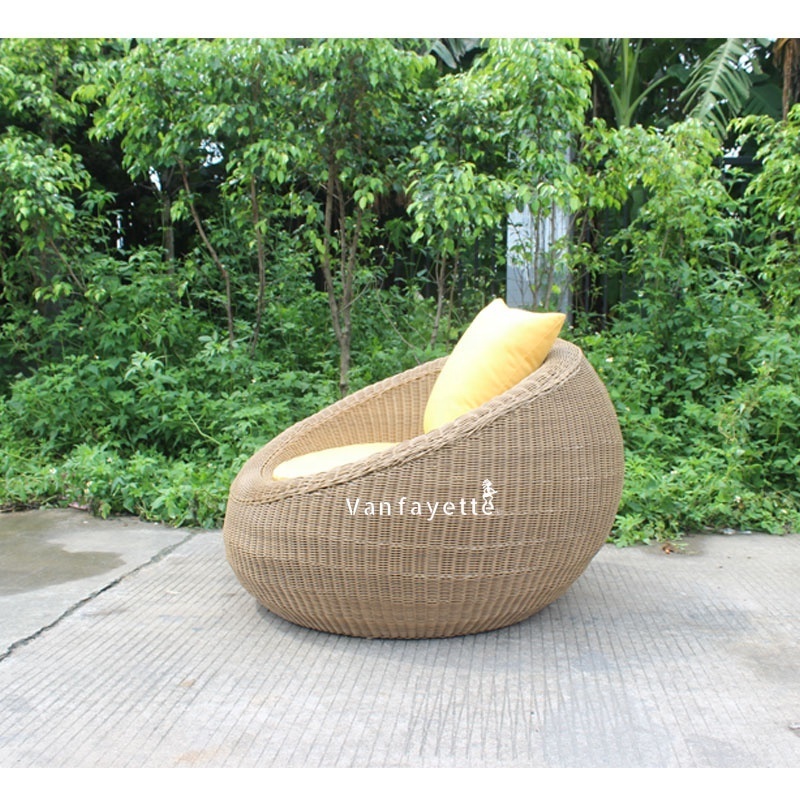 Round Patio Cheap Wicker Outdoor Chair Round Rattan Chair Outdoor Papasan Chair