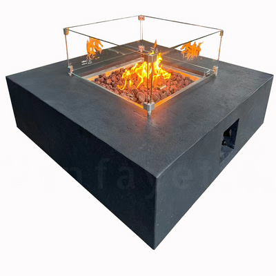 42" Natural Gas Fire Pit Table Outdoor Gas Fire Pit Propane Fire Pit