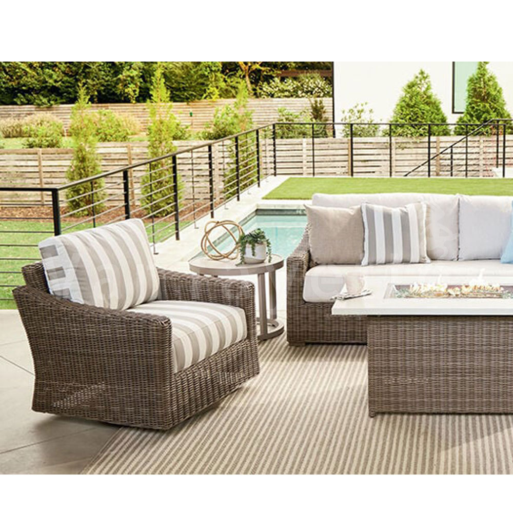 Cowwn 5 Piece Seater Love Seat Garden Sofa Set And Patio Rattan Furniture On Sale