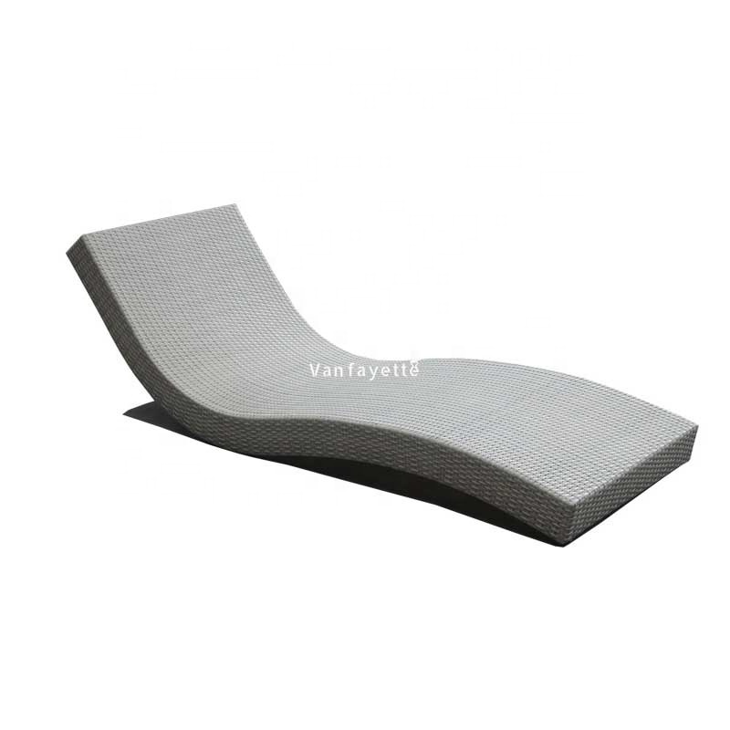 Rattan Lounger Rattan Lounge Bed Sun Lounger Chair in Pool Lounge Chairs Sun Lounger Hotel Outdoor Furniture