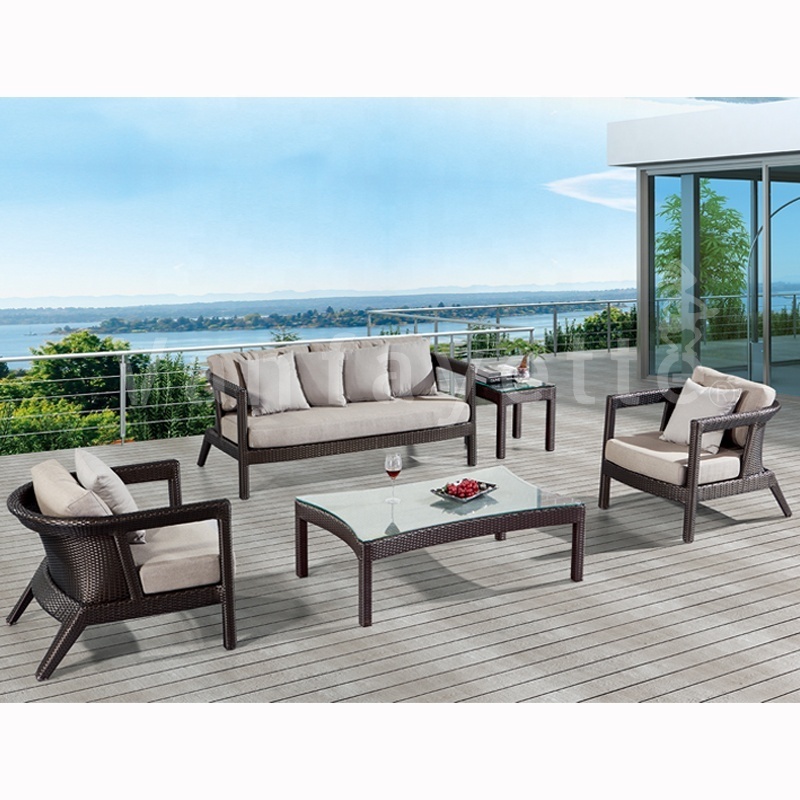 5 Seater Sofa Set Outdoor Seating Small Balcony Chairs Outdoor Furniture for Apartment Balcony Balcony