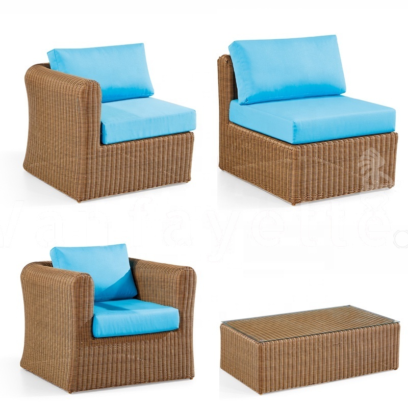 Outdoor Rattan Furniture Sets Rattan Wicker l Shaped Rattan Garden Furniture Garden Lounge Furniture