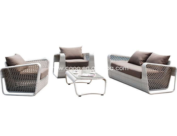 Luxury Outdoor Outdoor Patio Furniture Sets Indoor Wicker Furniture 4 Piece Patio Set White Wicker Patio Furniture