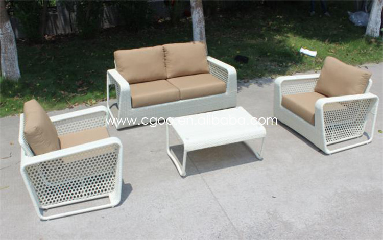 Luxury Outdoor Outdoor Patio Furniture Sets Indoor Wicker Furniture 4 Piece Patio Set White Wicker Patio Furniture