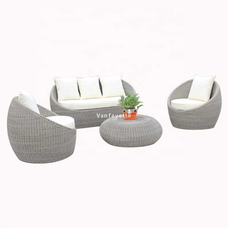 Round Outdoor Sofa Round Rattan Sofa Outdoor Furniture Sets Round Patio Furniture 4 Piece Rattan Patio Set