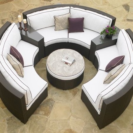 Patio Sofa Sets Outdoor Furniture Patio Rattan Garden Sofa Set Curved Patio Furniture Curved Outdoor Sofa