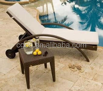 Comfortable Outdoor Lounge Chairs for Pool Shelf Sun Lounger Set Outdoor Pool Furniture Chaise Lounge Chaise Lounge with Wheels