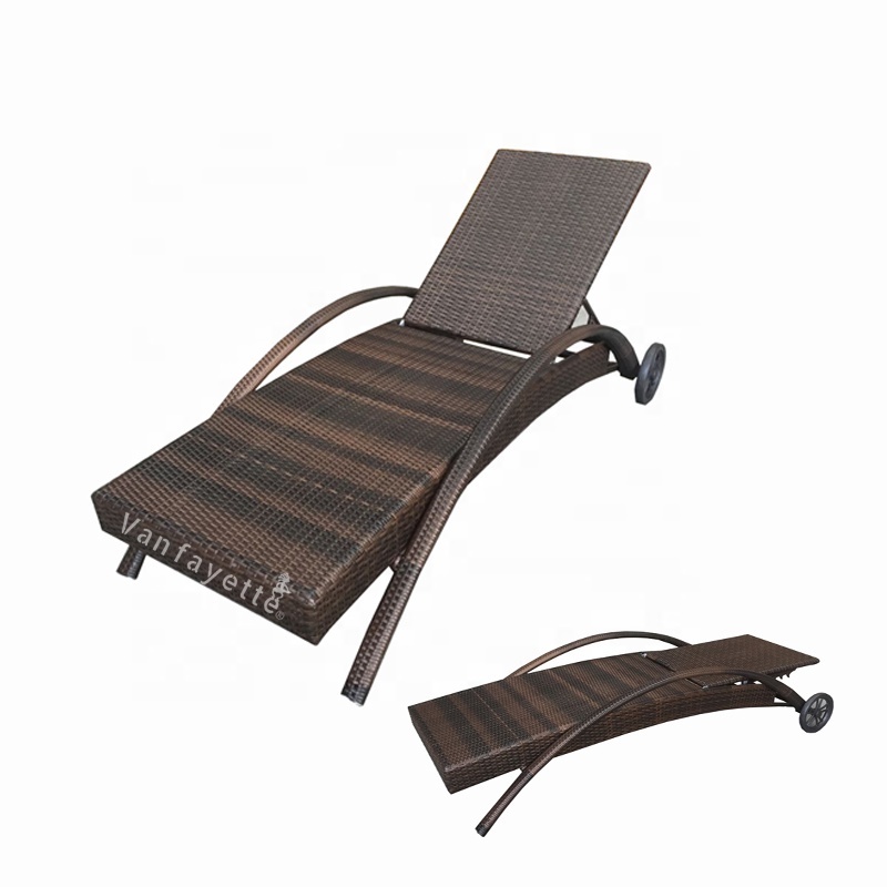 Comfortable Outdoor Lounge Chairs for Pool Shelf Sun Lounger Set Outdoor Pool Furniture Chaise Lounge Chaise Lounge with Wheels