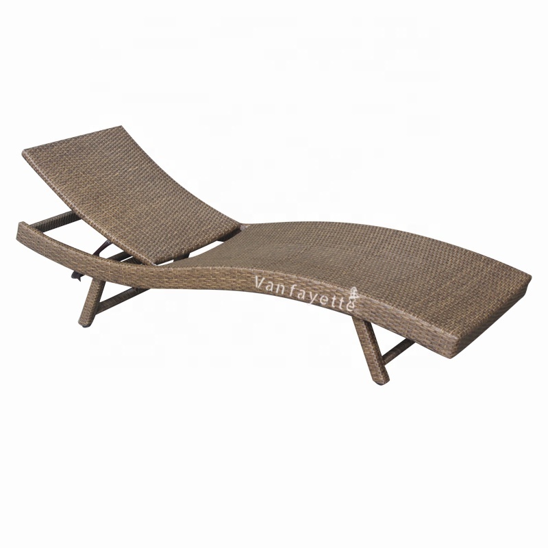 Pool Tanning Chairs Wave Lounger Pool Patio Chairs Sun Shelf Lounge Chairs Curved Chaise Lounge