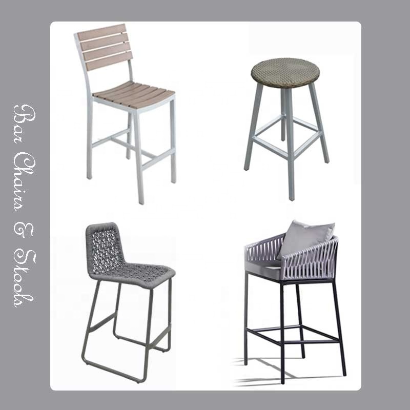 Outdoor Beach Side Bar Chair Stool