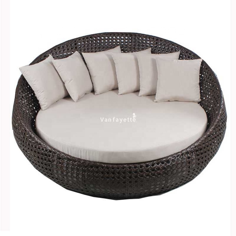 Garden Furniture Beds Round Rattan Garden White Rattan Furniture Outdoor Rattan Pool Loungers