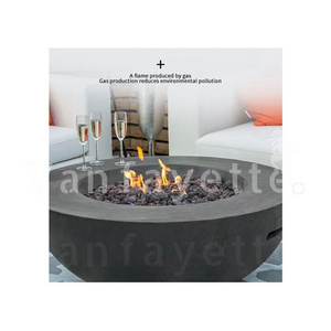 Dia42" Outdoor Small Natural Gas Fire Pit Round Propane Fire Pit Round Fire Pit