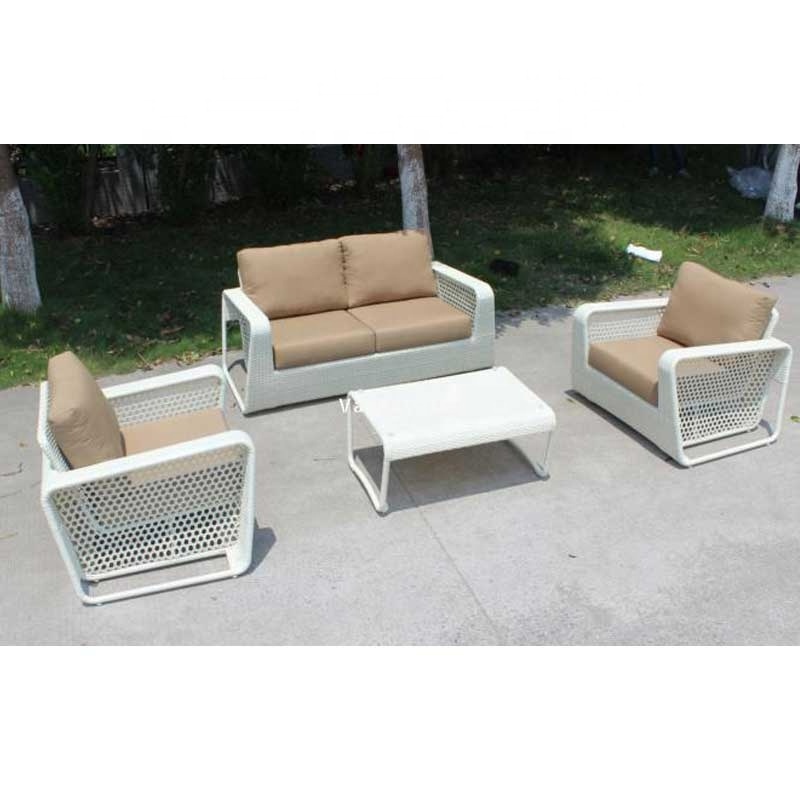 Luxury Outdoor Outdoor Patio Furniture Sets Indoor Wicker Furniture 4 Piece Patio Set White Wicker Patio Furniture