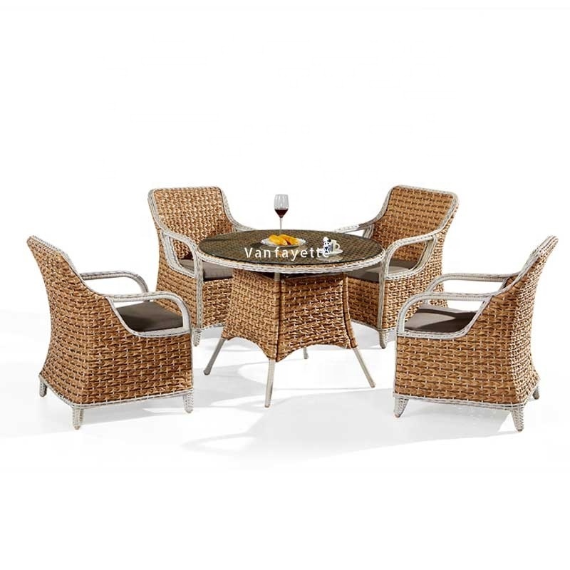 Outdoor Garden Round Patio Coffee Table Patio Table Chairs Set 5 piece patio dining set clearance