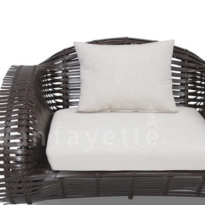 Outdoor Garden Wicker Rattan Furniture Lounge Set Modern Patio Sofa