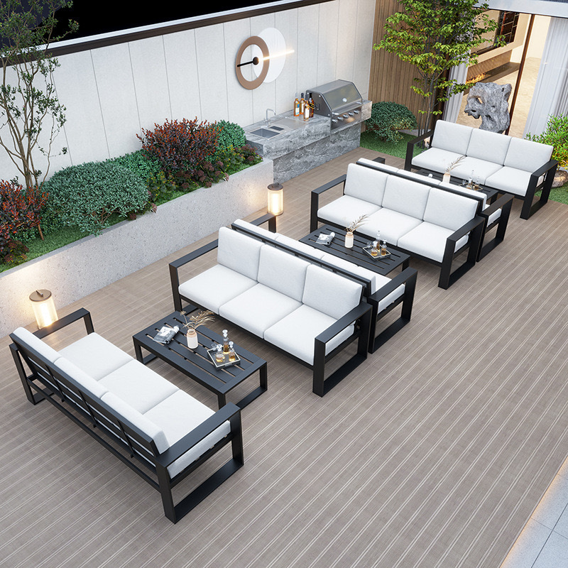 Metal Patio Couch Outdoor Modern Sectional Sale