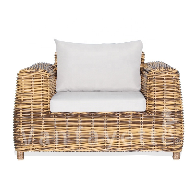 Ratan Sofa Patio Loveseat Garden Sofas Rattan Couch Deck Furniture