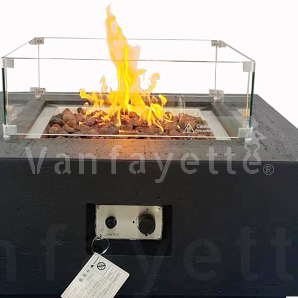 Gas Fires Ventless Fireplace Outdoor Propane Fire Pit Insert Linear