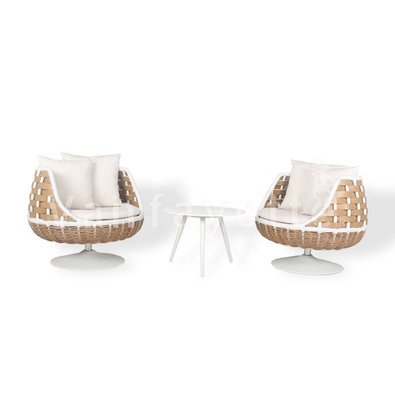 Customized Rotatable Sofa Chair High End Ride High Tropical Outdoor Furniture Dubai Hotel Furniture