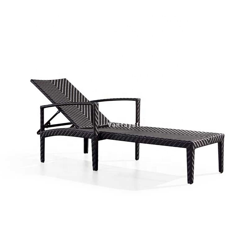 Vanfayette Classic Rattan Oasis Lounge Janet Outdoor Wicker Beach Pool Deck Patio Chaise Lounge Chairs