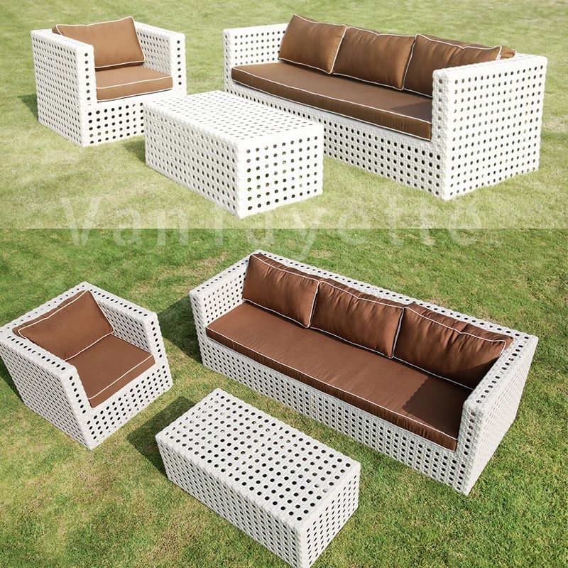 Rattan Outdoor Sofa Set Patio Furniture White White Outdoor Sofa Cheap White Wicker Furniture Outdoor Furniture Modern