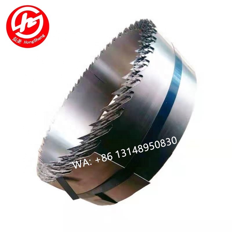 Spring Carbon Tempered Steel Strapping Blue Spring Steel Strips Band Saw Blades