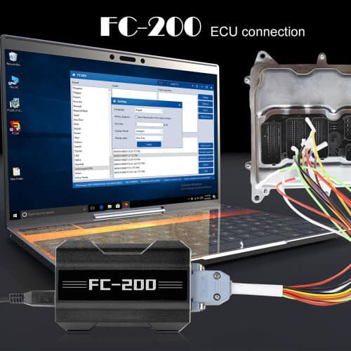 Free Update FC200 Car ECU Flash Programmer ECU Tuning Tool