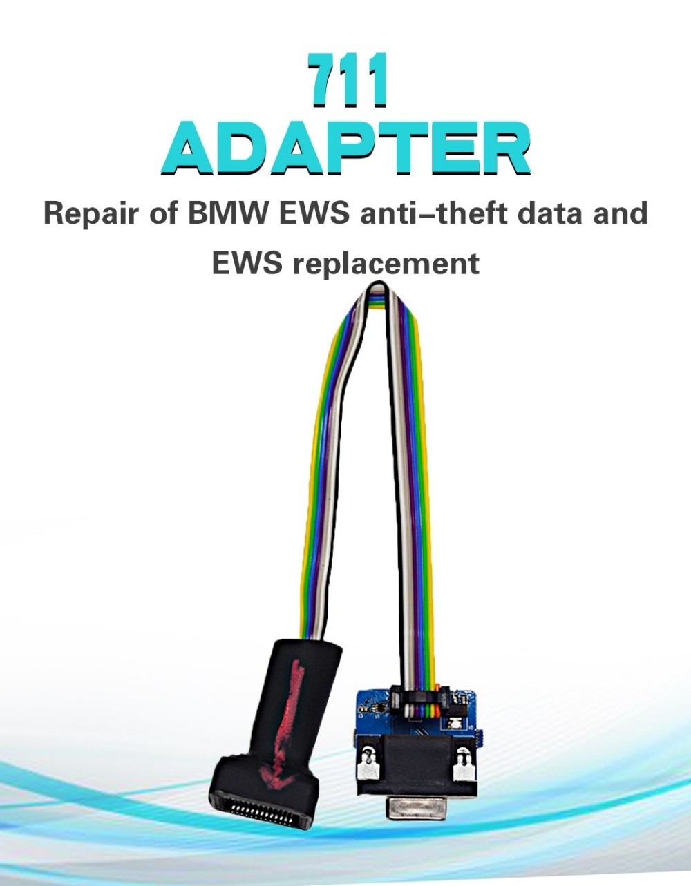 711 Adapter car key Programmer and ews reader repair  EWS anti-theft date for BMW and EWS replace tools