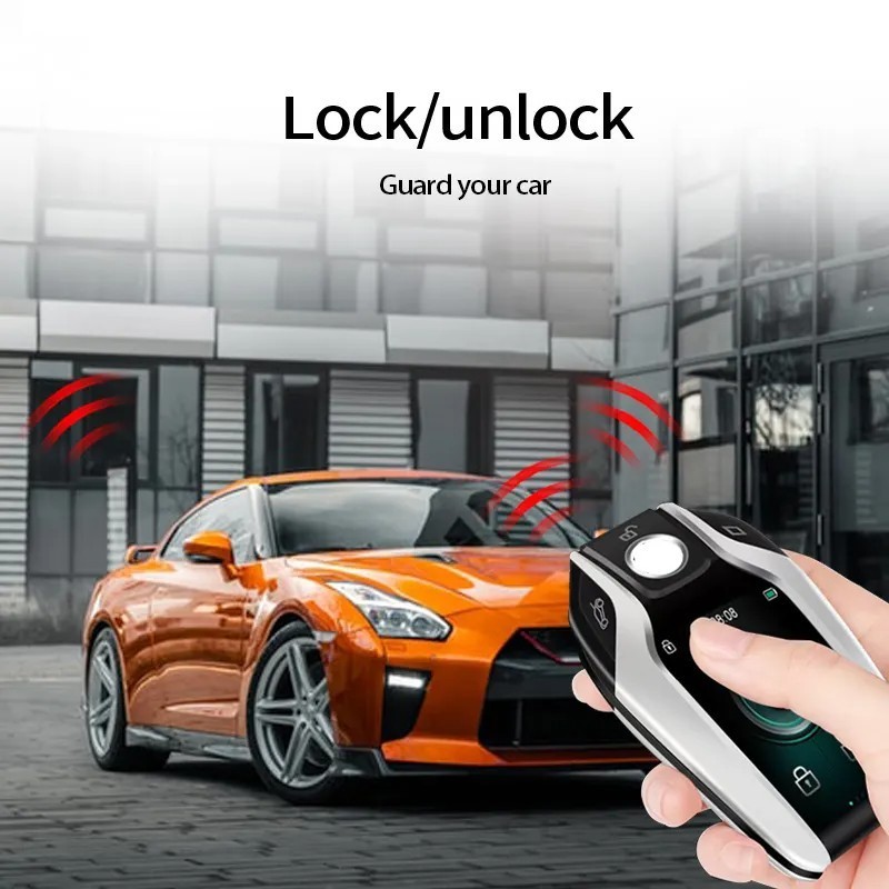 New arrival touchable smart remote control display Lcd car key vehicle transmitter easy install auto keys