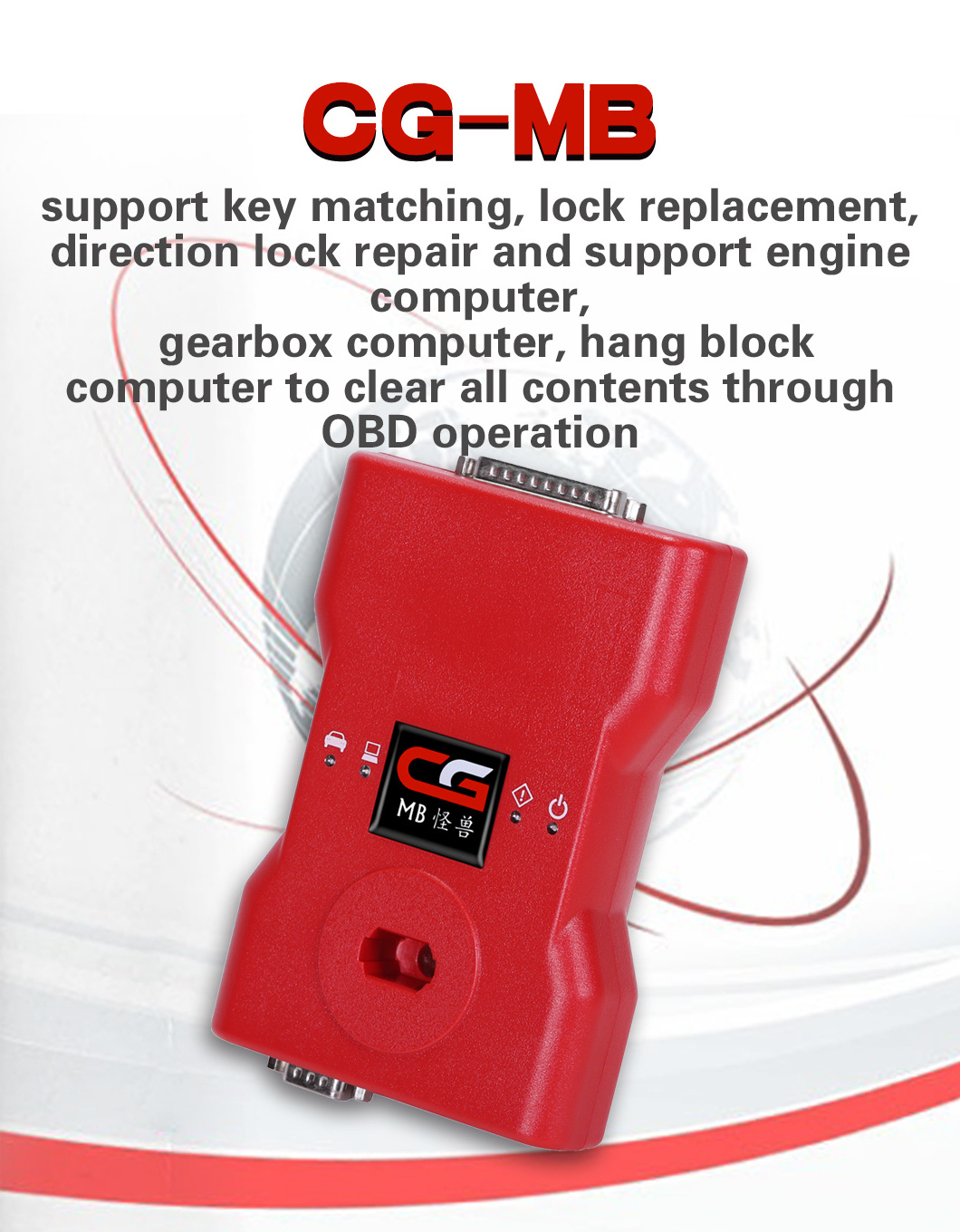 CGDI car key programmerc mb star diagnostic tool supporting car OBD diagnosis