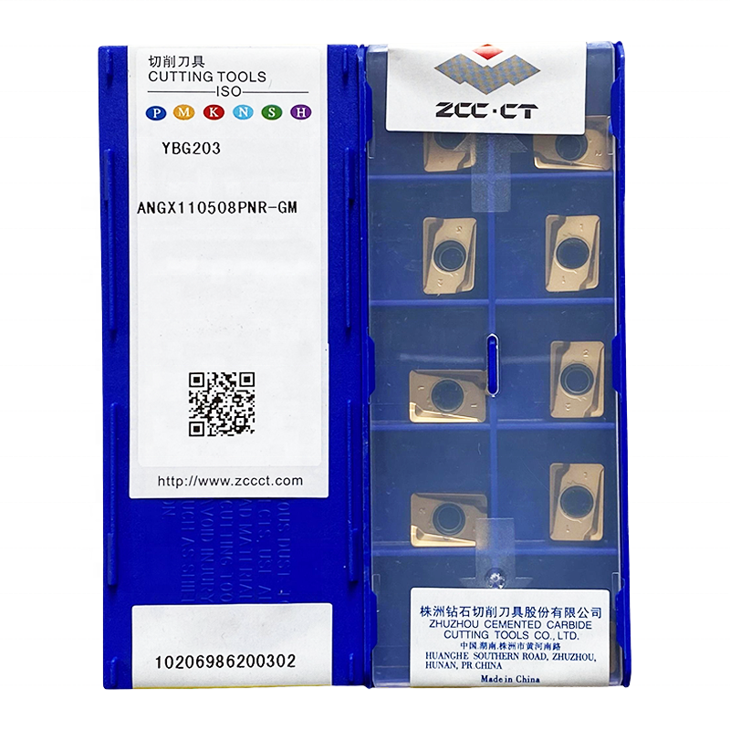 ZCC ANGX YBG203 ANGX110508PNR-GM YBG205 Milling Cutter Inserts CNC cutting tools