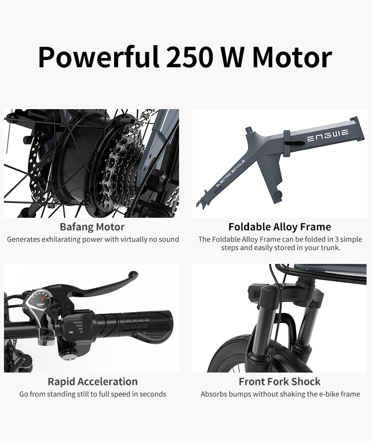 Cheap Wholesale price China warehouse 25km/h 250w 36v 10Ah 20 inch folding ebike electric city bicycle bike Engwe C20