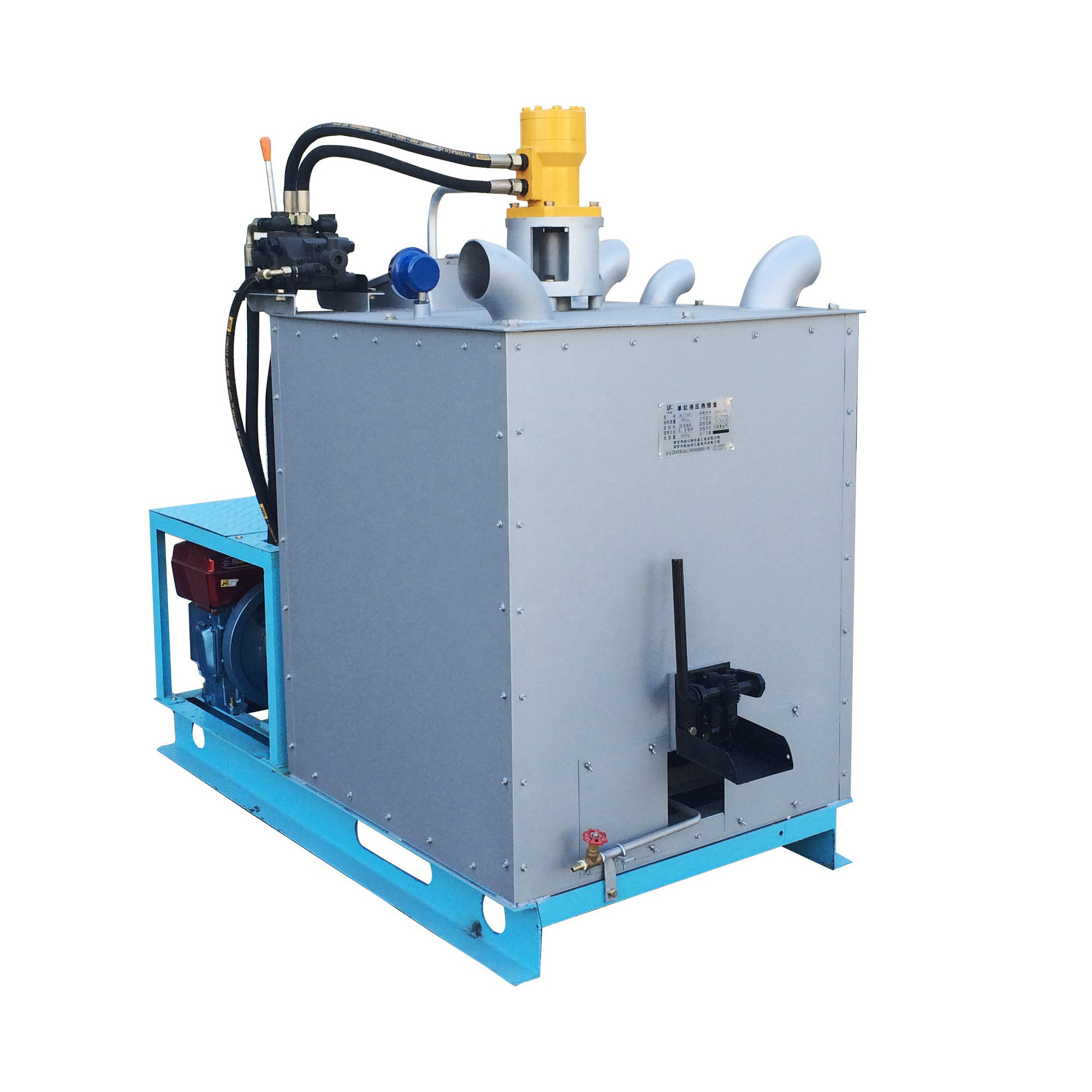 Applicator 500kg Single Cylinder Direct Injection Energy Preheater For Road Line Thermoplastic Paint Marking Road Pavement