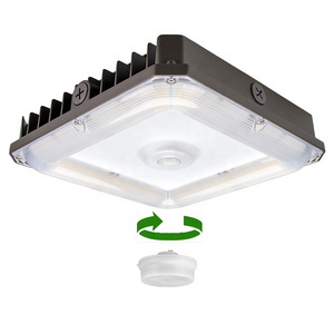 ETL Gas Station Led Canopy Lamp 100-277V/347V  3 Power 3 CCT Petrol Station Led Canopy Light