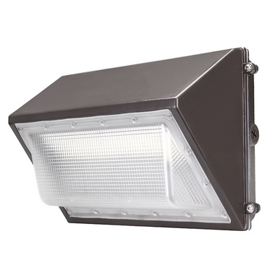 Die-casting Aluminium ETL DLC Listed Outdoor IP65 42W 60W 80W 100W 120W LED Wall Pack Light with Photocell Dusk to Dawn