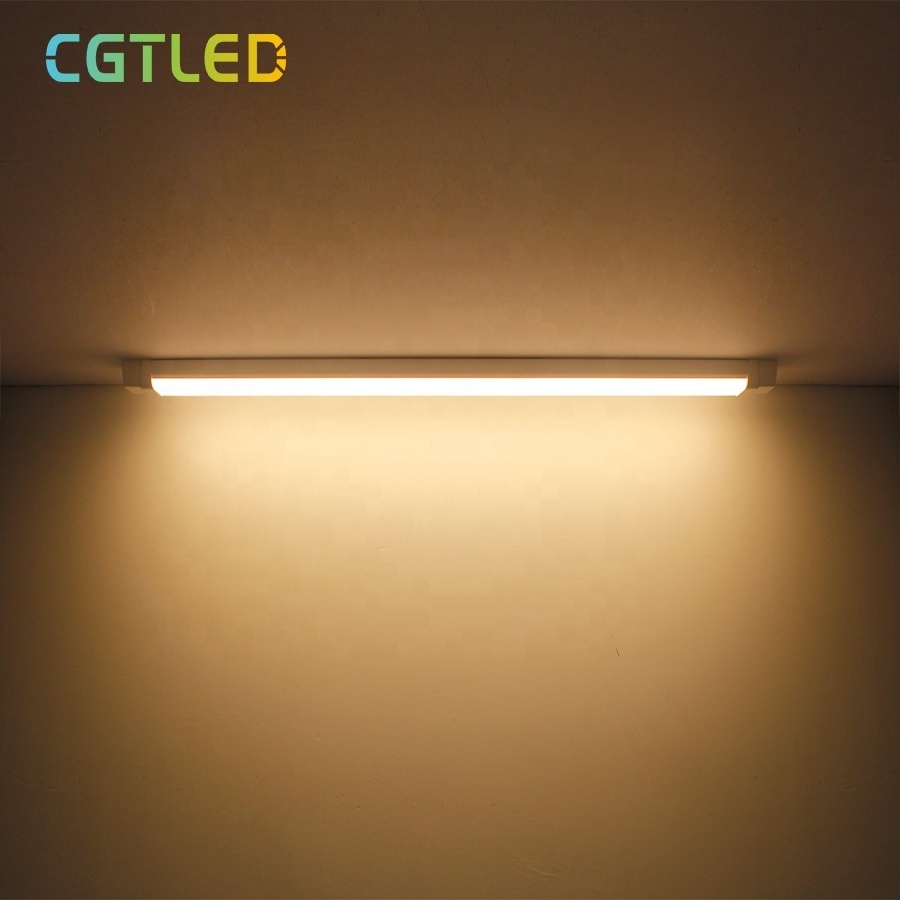 CGT 600mm 1200mm 110lm 140lm LED Indoor Home Office Ceiling Lighting Linkable Utility Light Fixtures LED Triproof Light