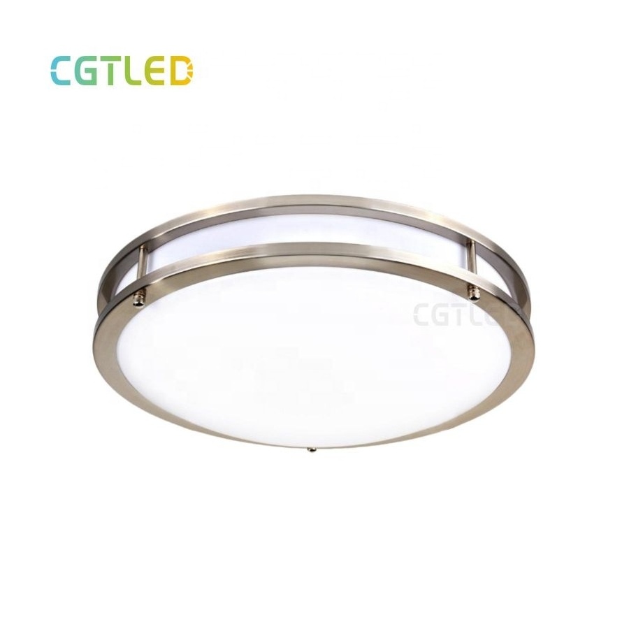 Dimmable Double Ring LED Flush Mount Ceiling Light Fixture 10'' 12inch 16inch Ceiling Lights