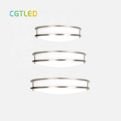 12 Inch Triac Dimmable Flush mount Surface Mounted Led Ceiling Light Double Ring 5000K Ceiling Led light With Night Light