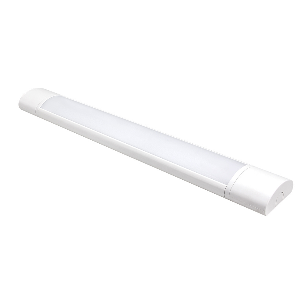 Anti Glare Flicker Free 20w 40w 60w 72w Waterproof Linear Strip Led Batten Lighting Fixture